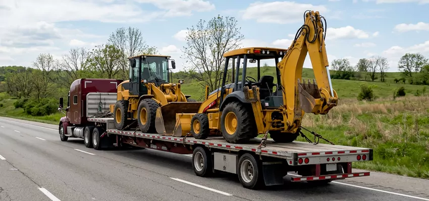 Loader and Backhoe Tractors Transport New York